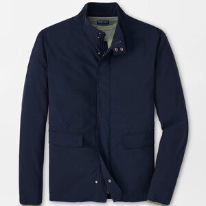 Peter Millar Navy Blue Excursionist Flex City Coat MS24XZ61 Jacket